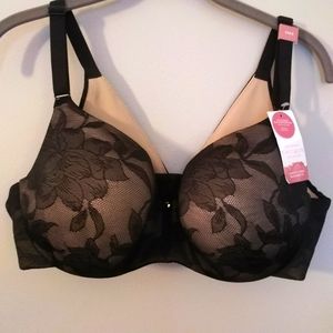 NWT CACIQUE Backsmoother Lightly Lined Balconette (Size 38DD)